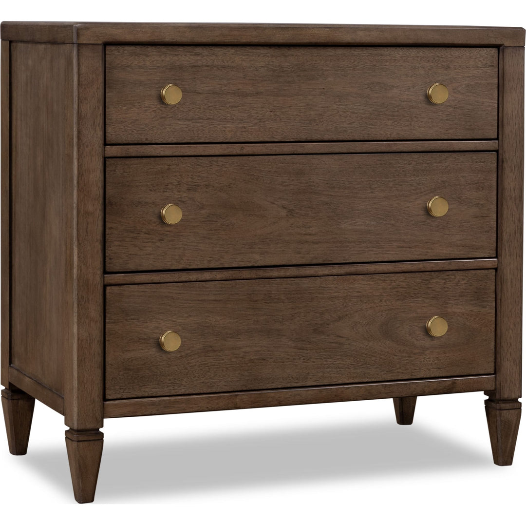 Ascott Bachelor Chest in Pecan Pie — on a white background