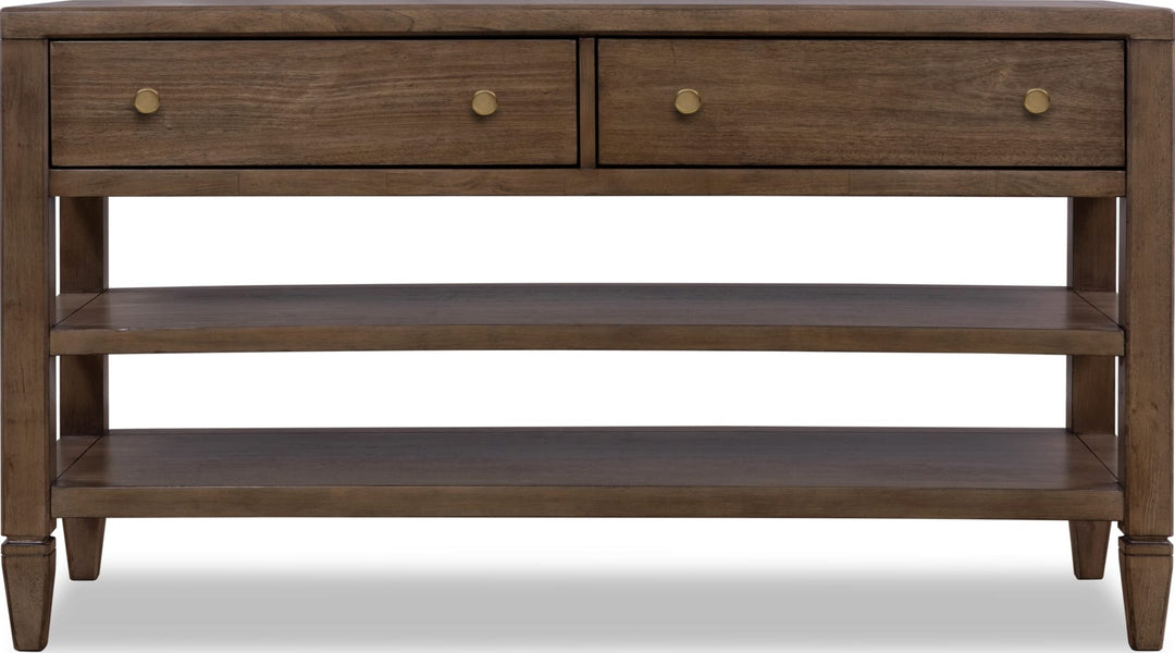 Ascott Console Table in Pecan Pie — lifestyle photo