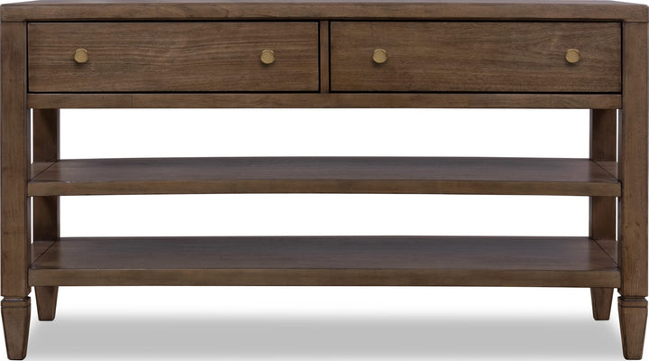 Ascott Console Table in Pecan Pie — lifestyle photo