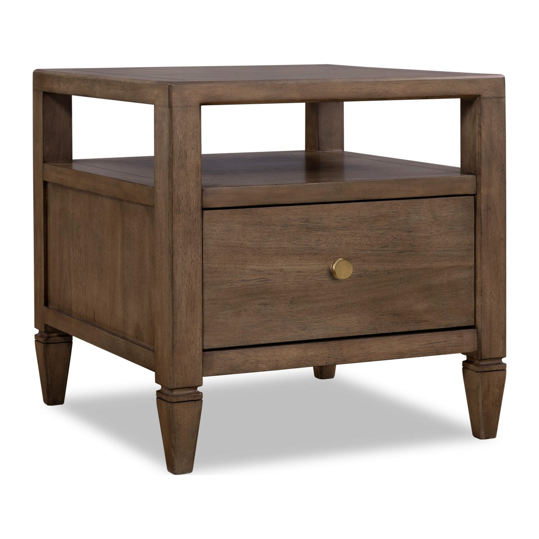 Ascott Side Table by Modus in Pecan Pie — product view on a white background
