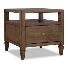 Ascott Side Table by Modus in Pecan Pie — product view on a white background