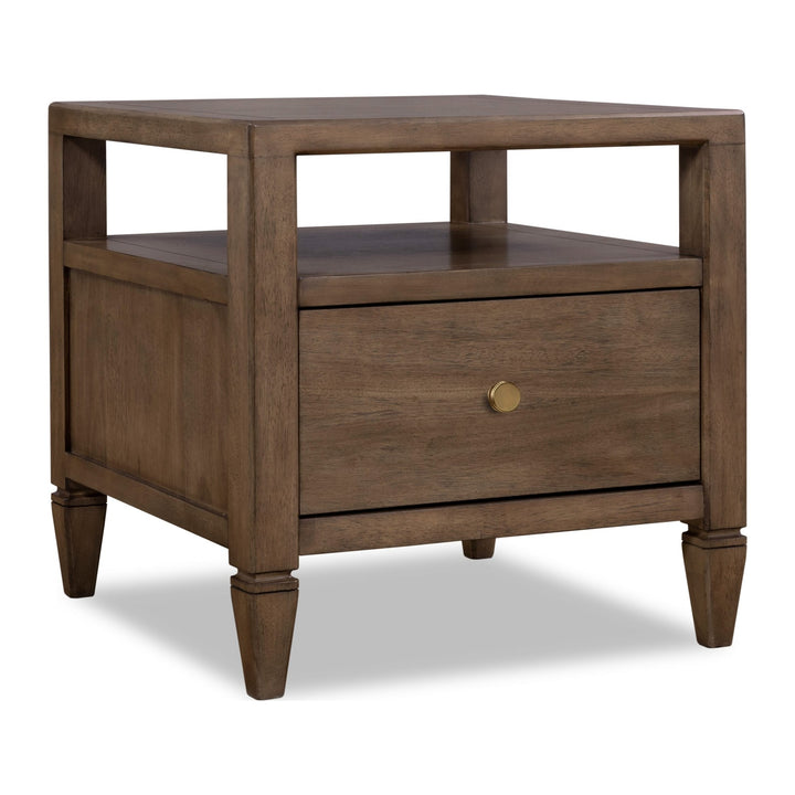 Ascott Side Table by Modus in Pecan Pie — product view on a white background