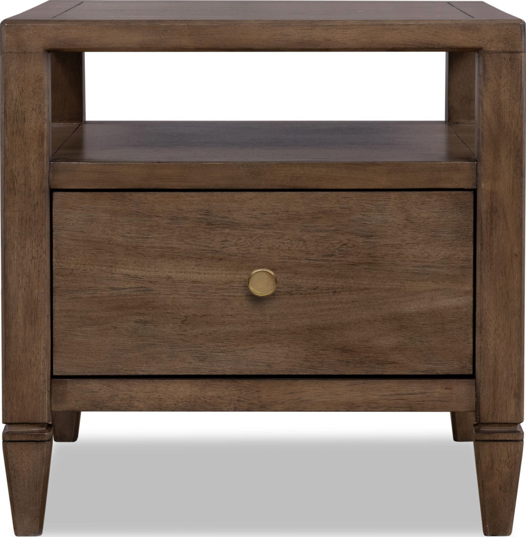 Ascott Side Table in Pecan Pie — lifestyle photo