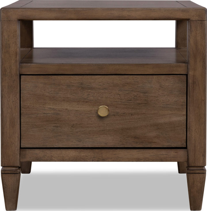 Ascott Side Table in Pecan Pie — lifestyle photo