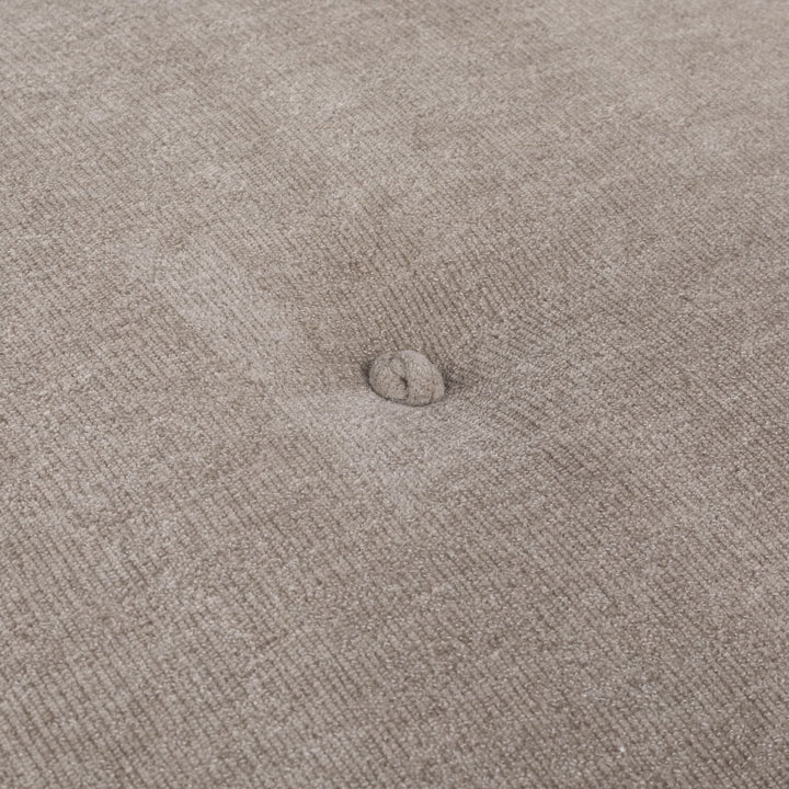 Ascott Upholstered Ottoman in Pecan Pie — detail view