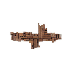Asken Wall Art, Wood, Freeform Phillips Collection
