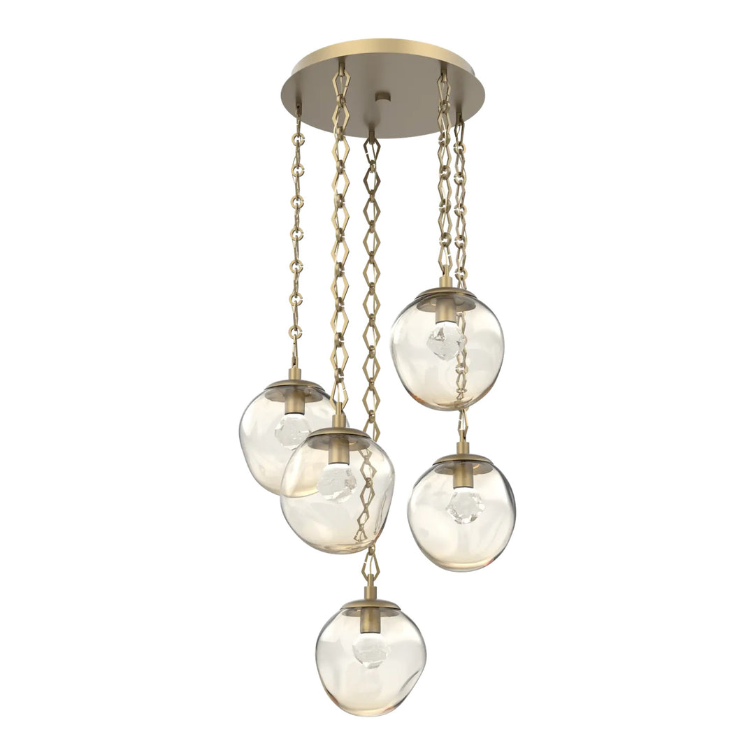 Aster Round Pendant Chandelier by Hammerton Studio on Diamond Chain