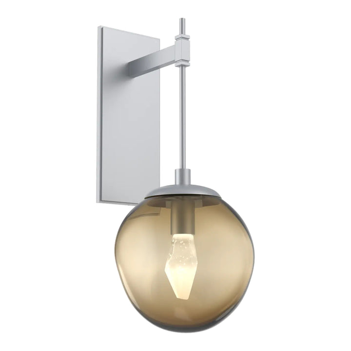 Aster Tempo Sconce by Hammerton Studio with Geo inner glass