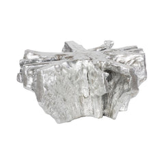 Asterisk Cast Root Coffee Table, Silver Leaf by Phillips Collection — centered product view