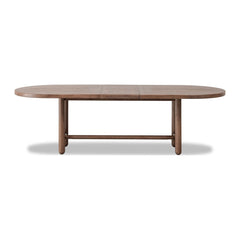 Astor Oval Extendable Dining Table by Modus in Claystone — product view on a white background