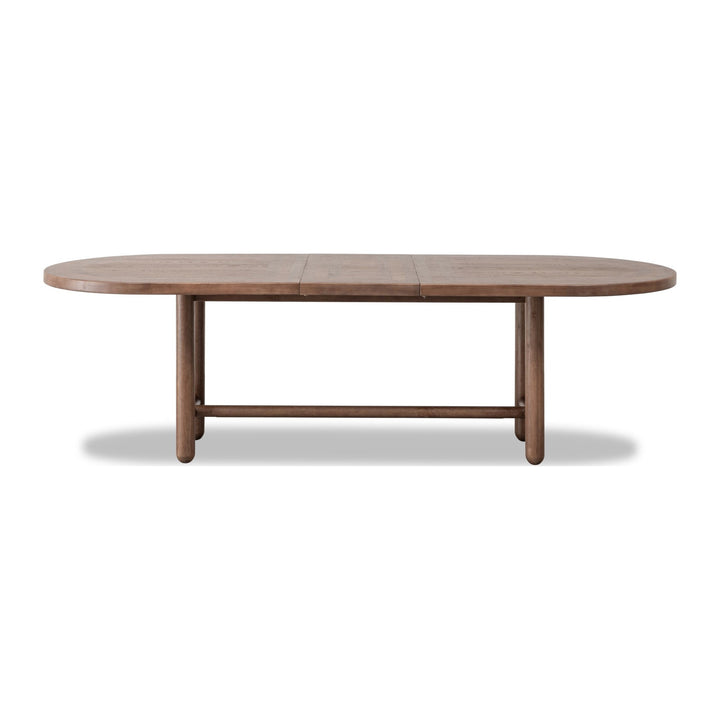 Astor Oval Extendable Dining Table by Modus in Claystone — product view on a white background