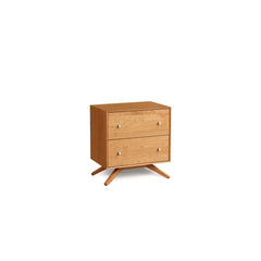 Astrid 2-Drawer Nightstand in Natural Cherry