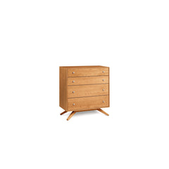 Astrid 4-Drawer Dresser in Natural Cherry