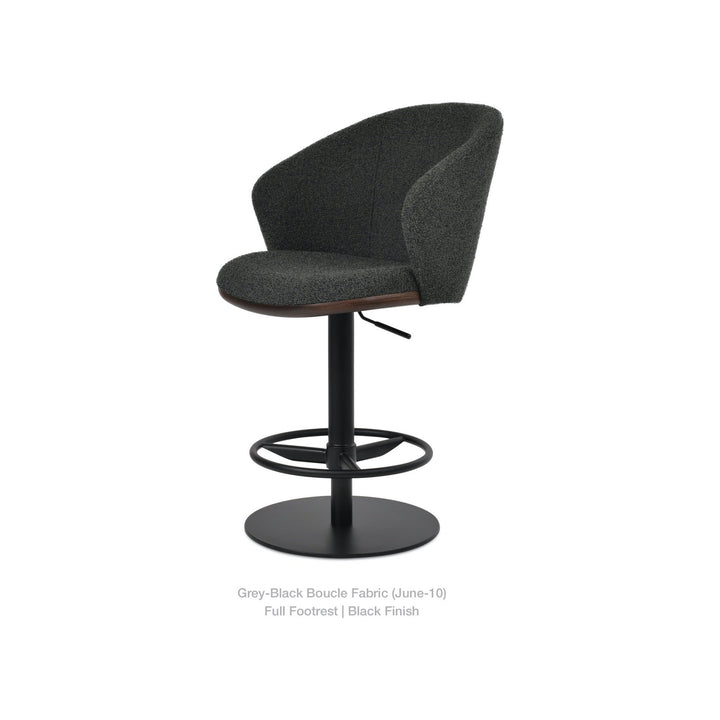Athena Piston Stool by Soho Concept — white cutout