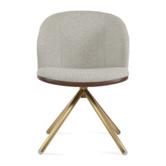 Athena Stick Swivel Dining Chair