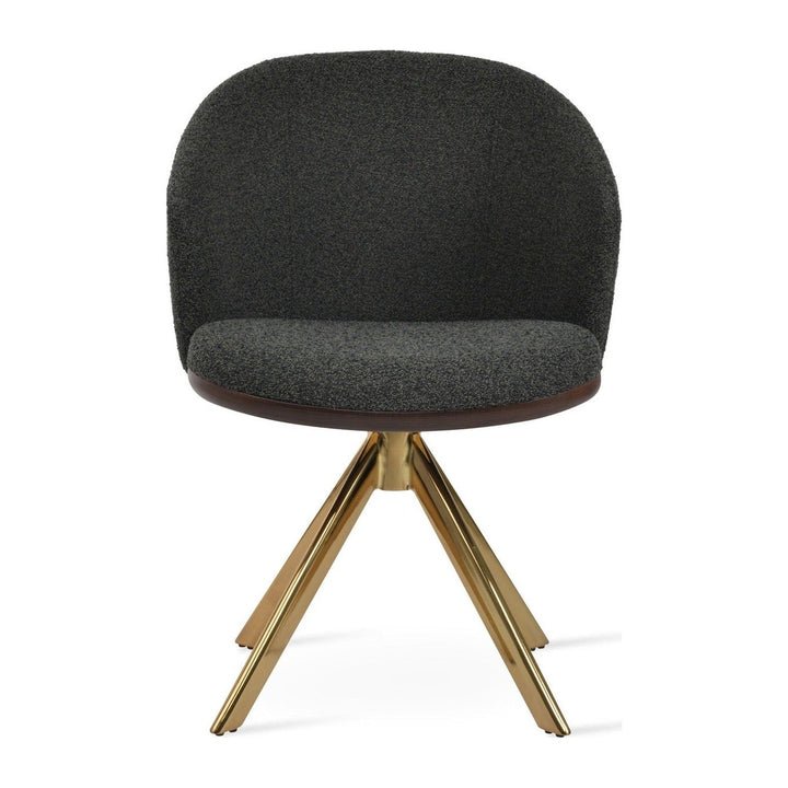 Athena Sword Swivel Dining Chair