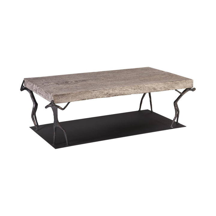 Atlas Coffee Table, Chamcha Wood by Phillips Collection — centered product view