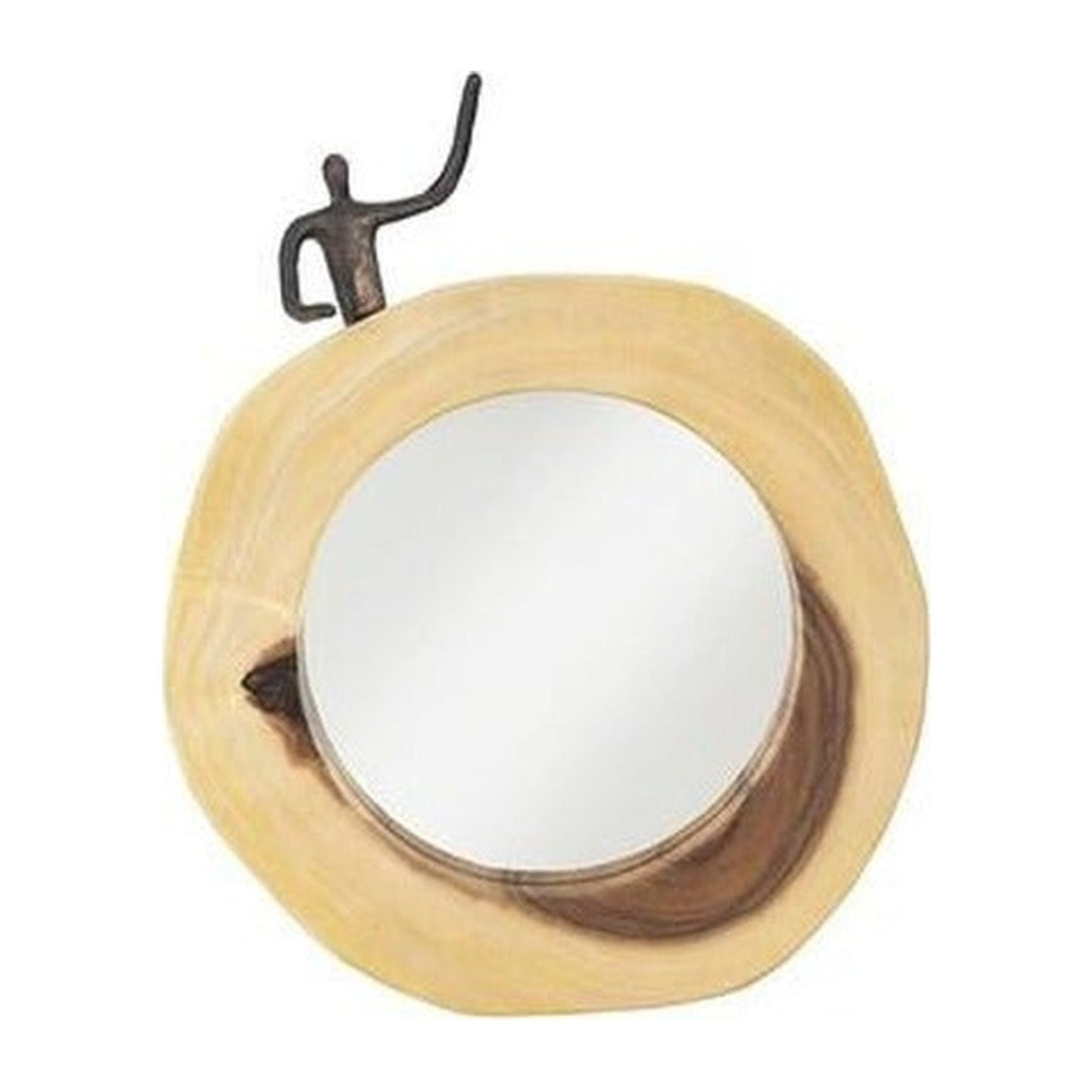 Atlas Cross Cut Mirror, Small, Half Man, Left Phillips Collection