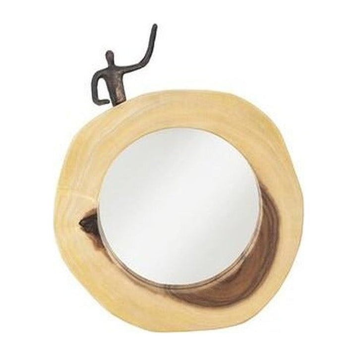 Atlas Cross Cut Mirror, Small, Half Man, Left Phillips Collection