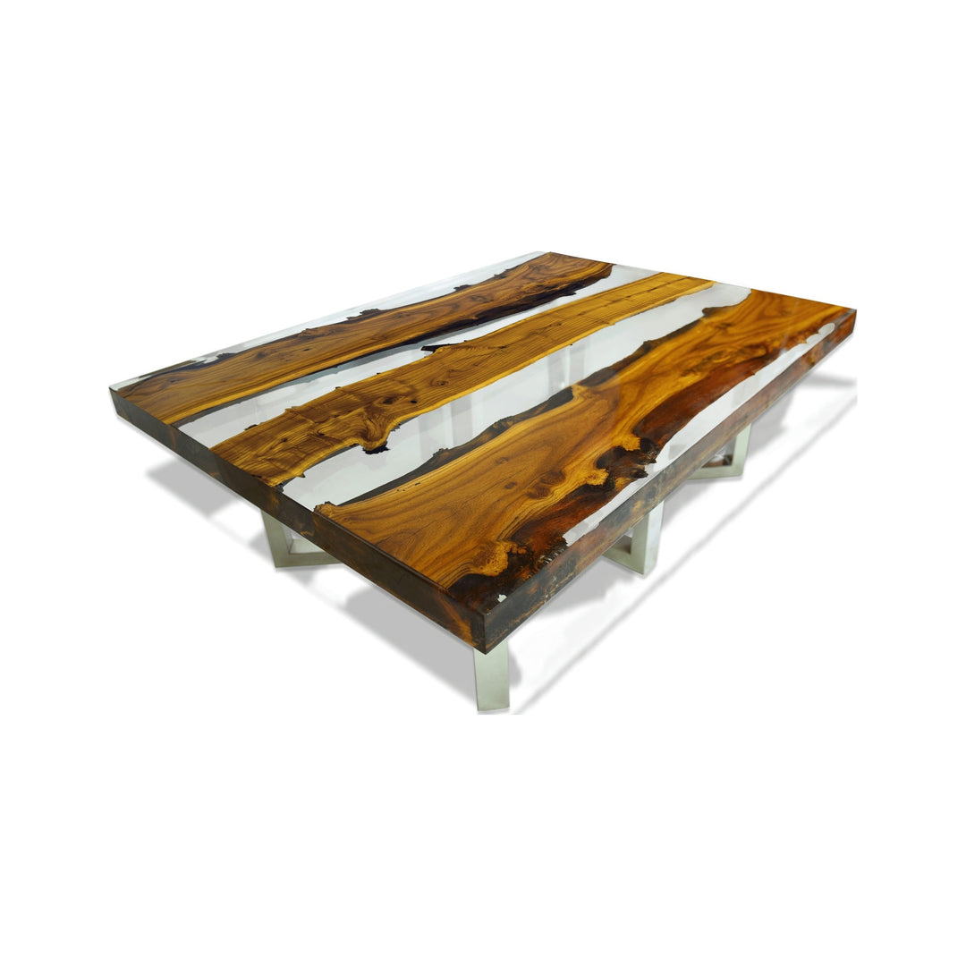 Attis Silverberry Wood Coffee Table Arditi Collection