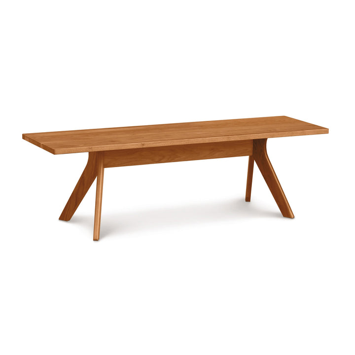 Audrey dining bench in natural cherry