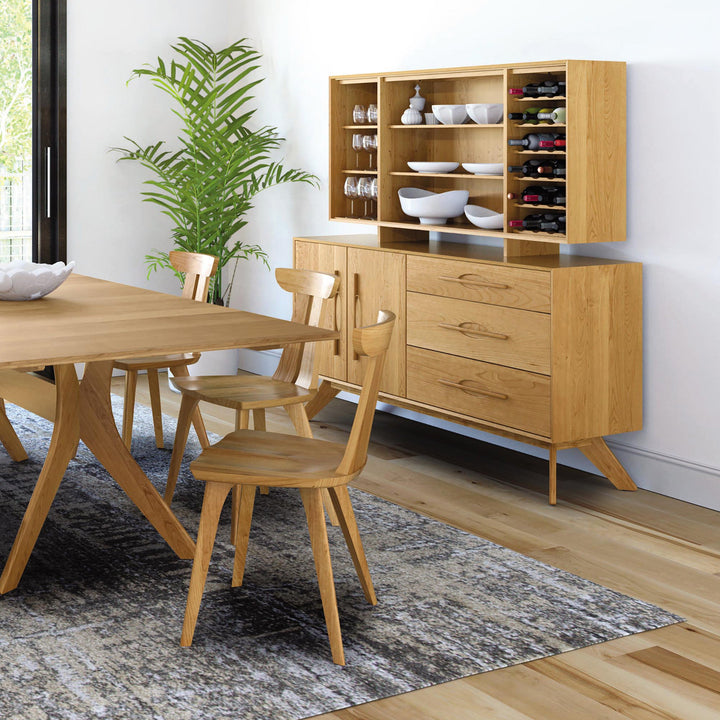 Audrey buffet in a dining room