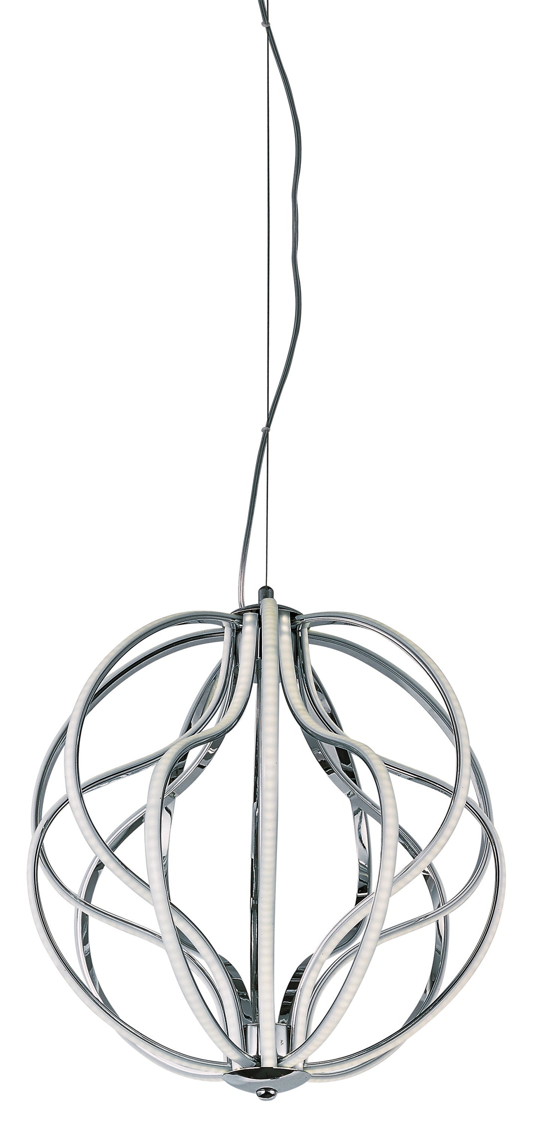 Aura 17" LED Pendant by ET2 Lighting in Polished Chrome finish