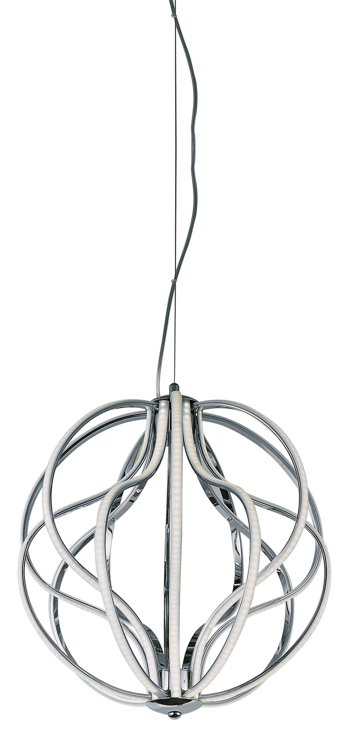 Aura 17" LED Pendant by ET2 Lighting in Polished Chrome finish