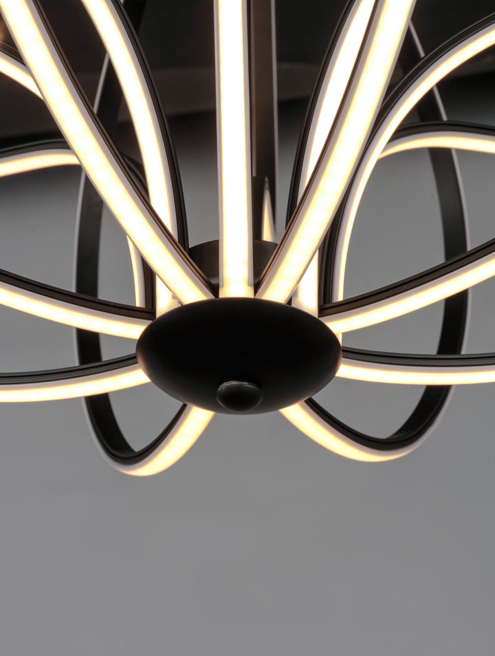 Aura 17" LED Pendant by ET2 Lighting, styled view 4