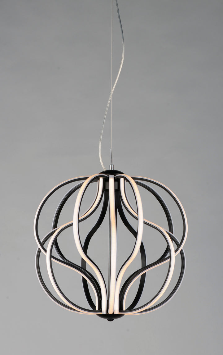 Aura 17" LED Pendant by ET2 Lighting, styled view 6