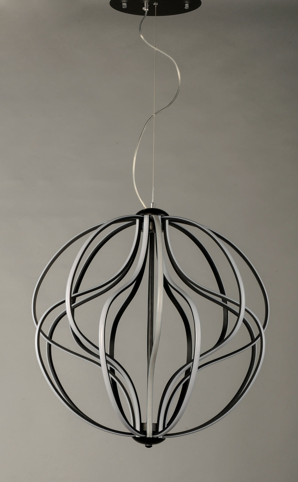 Aura 24" LED Pendant by ET2 Lighting, styled view 1
