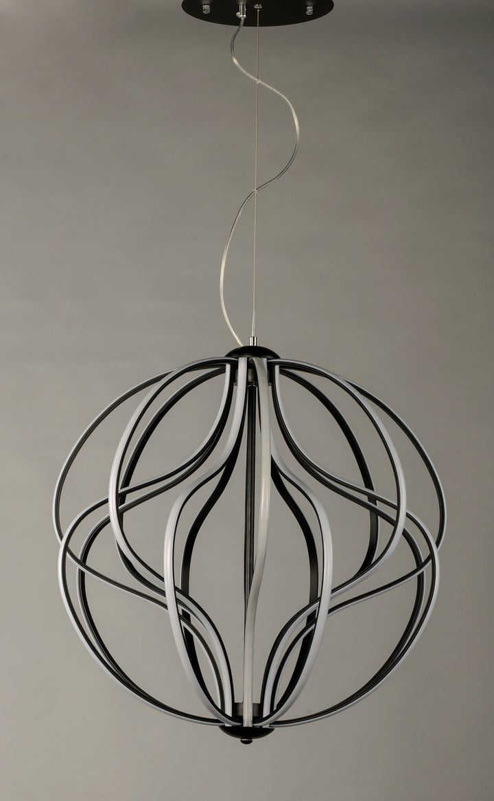 Aura 24" LED Pendant by ET2 Lighting, styled view 1