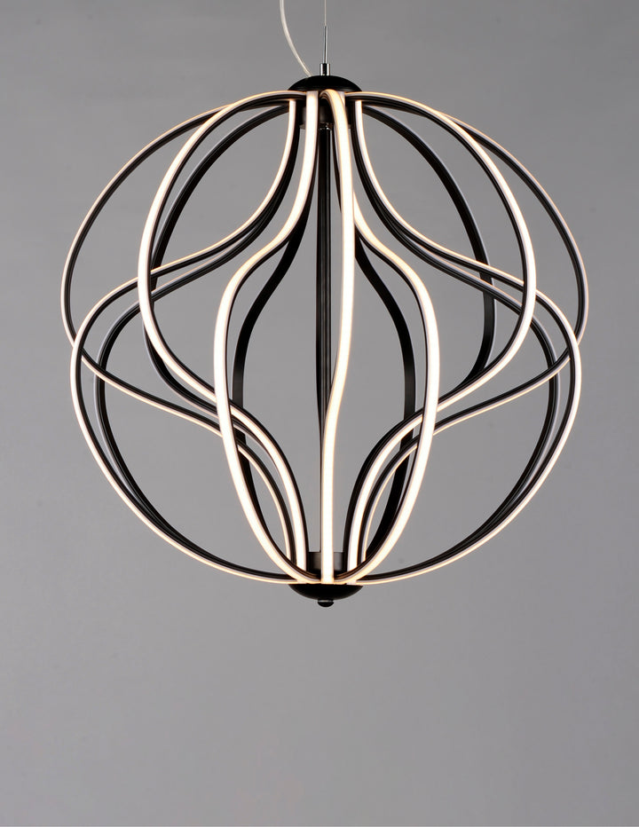 Aura 24" LED Pendant by ET2 Lighting, styled view 7