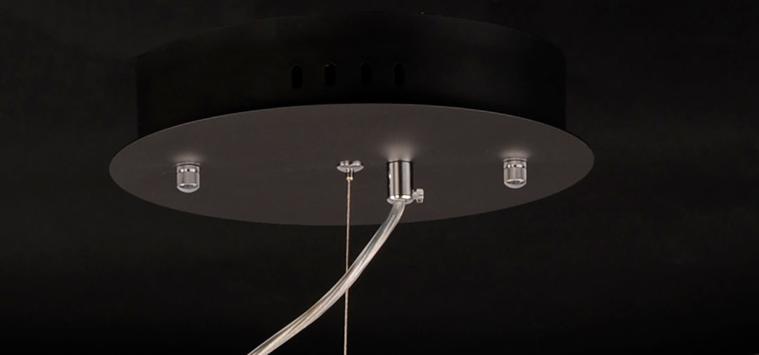 Aura 24" LED Pendant by ET2 Lighting, styled view 8