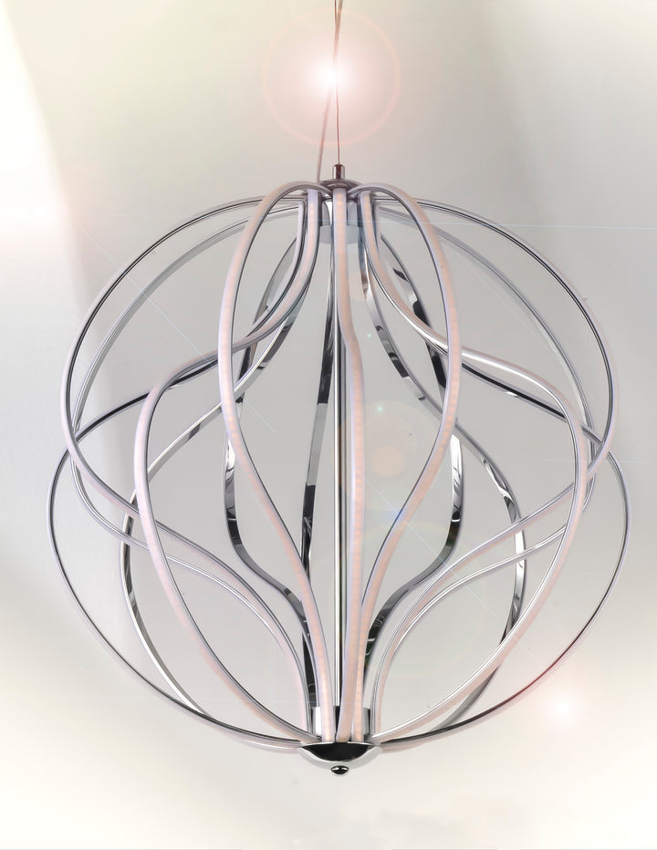 Aura 31" LED Pendant by ET2 Lighting, styled view 1
