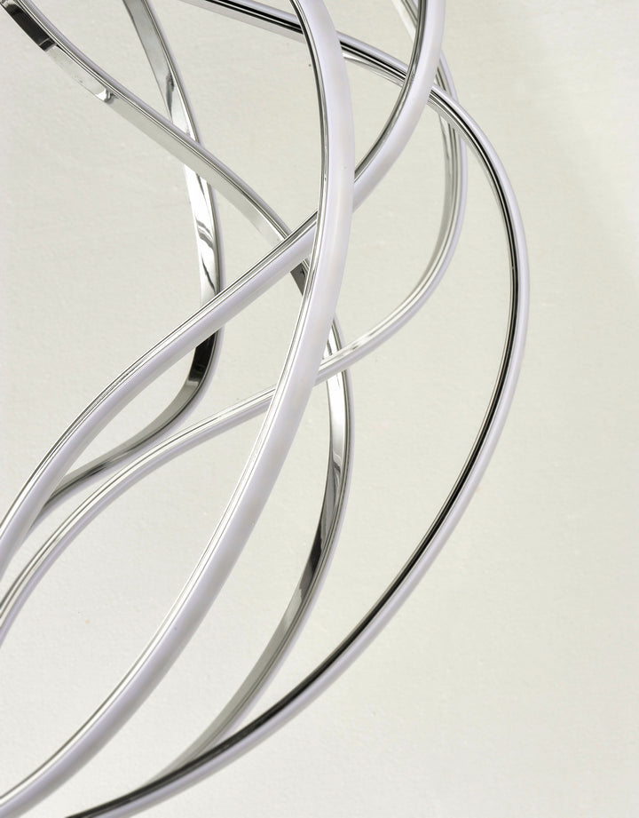 Aura 31" LED Pendant by ET2 Lighting, styled view 2