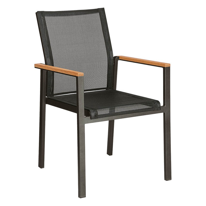 Aura Armchair by Barlow Tyrie – Graphite / Charcoal, white background