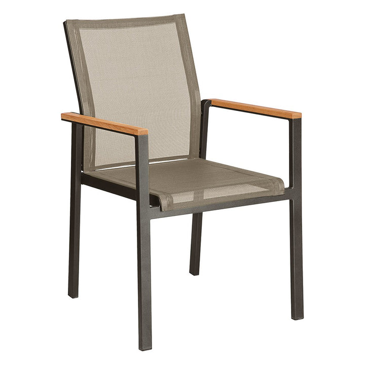Aura Armchair by Barlow Tyrie – Graphite / Titanium