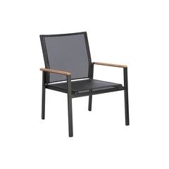 Aura Club Chair by Barlow Tyrie – Graphite / Charcoal, white background