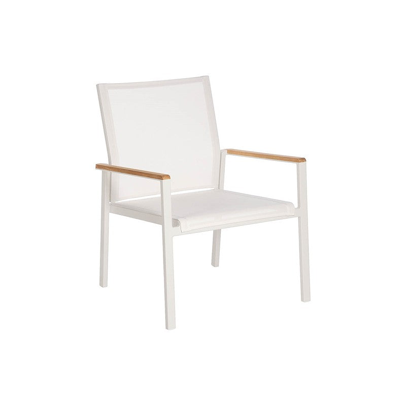Aura Club Chair by Barlow Tyrie – Arctic White / Pearl