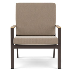 Aura Lounge Chair by Barlow Tyrie – Graphite - Charcoal, white background