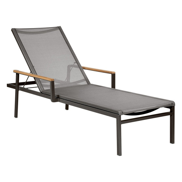 Aura Lounger by Barlow Tyrie – Graphite / Platinum