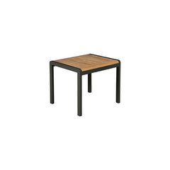 Aura Low Table 50 by Barlow Tyrie – Graphite, white background