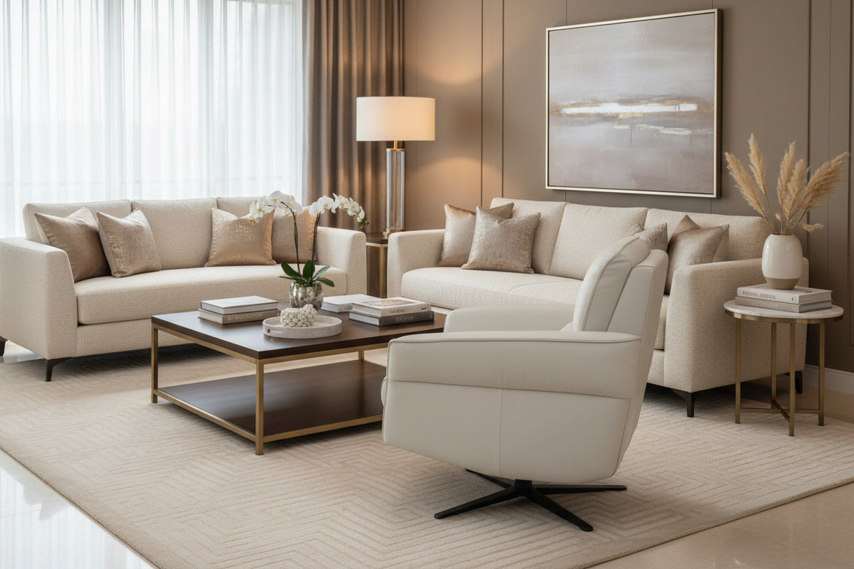Himolla Aura ergonomic leather recliner