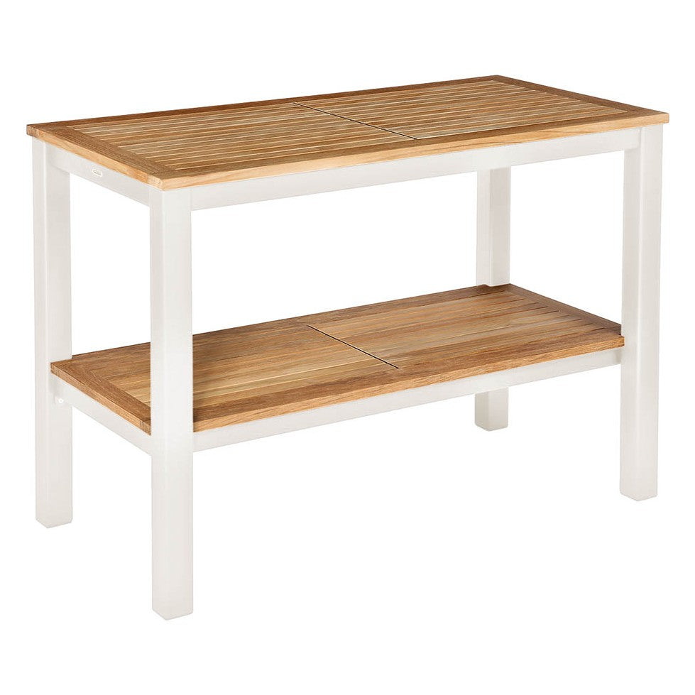 Aura Serving Table by Barlow Tyrie – Arctic White