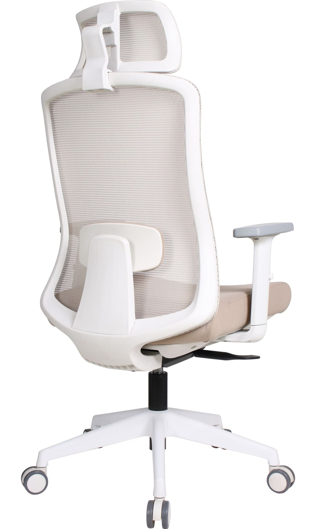 Aura Swivel Office Chair in Petal — product view on a white background
