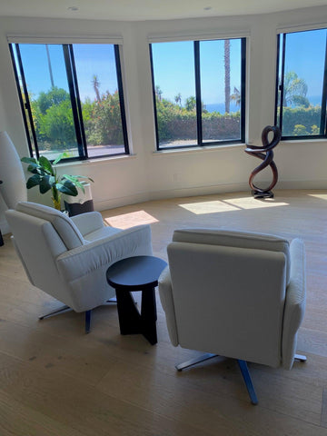 Aura Swivel Power Recliner by Himolla Recliners Himolla