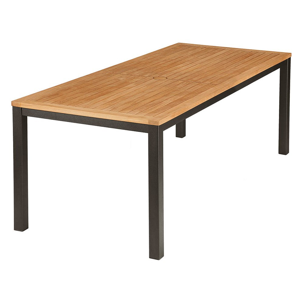 Aura Table 200 by Barlow Tyrie – Graphite, white background