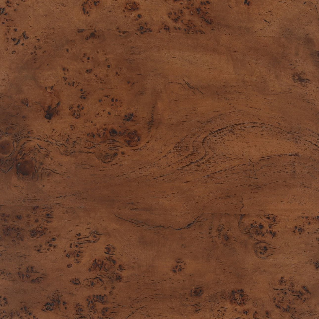 Aven Burl Side Table, detail 1 view