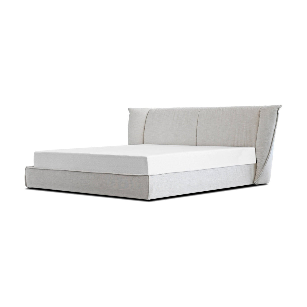 AVIATOR Upholstered Bed in Almond Mobital